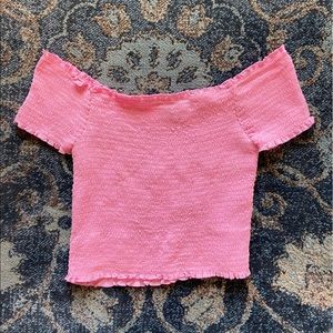 PacSun - Kendall & Kylie pink crop top